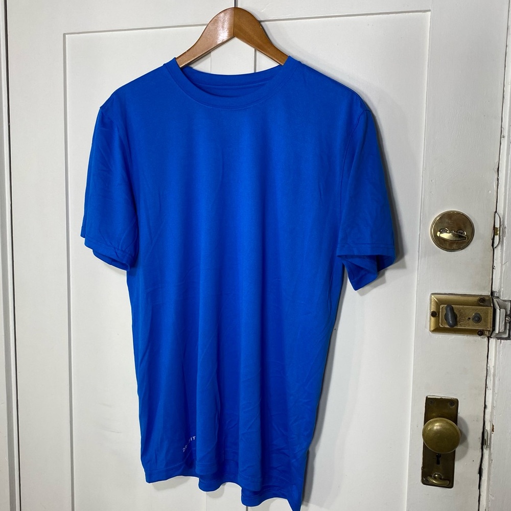 Nike Dri-Fit Blue Short Sleeve T Shirt  L Style 812863-403